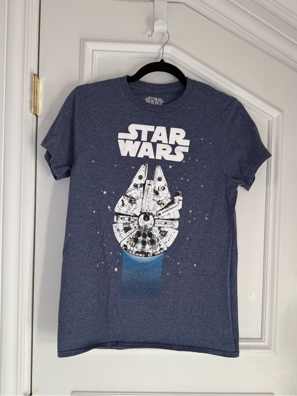 Star Wars Millennium Falcon Graphic T-Shirt Navy Size S